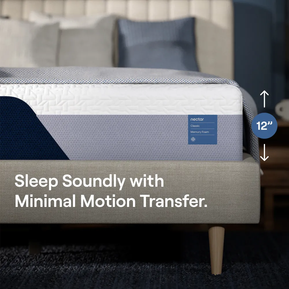 Nectar Memory Foam Mattress Height - 12 Inches