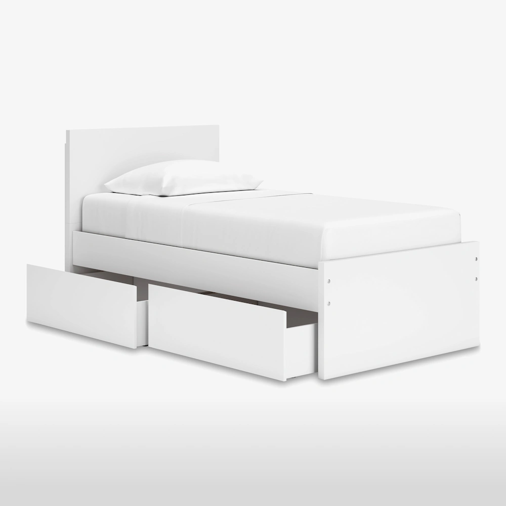 Onita Kids Platform Bed with Storage - Thumbnail 4