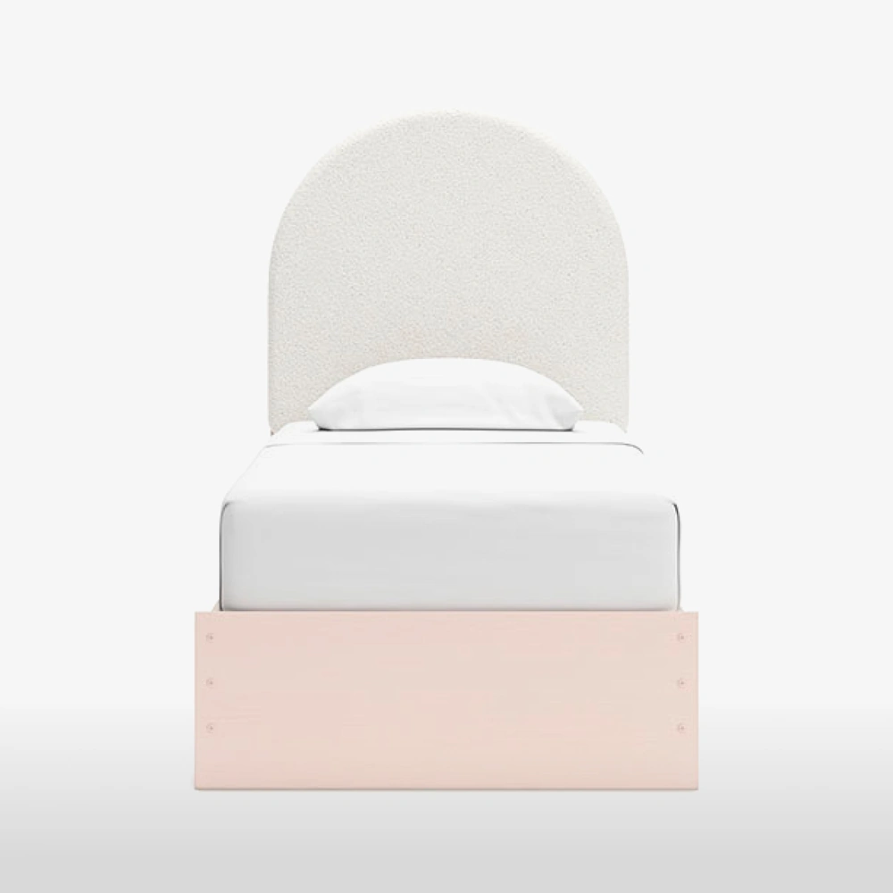 Wistenpine Upholstered Panel Kids Bed Frame