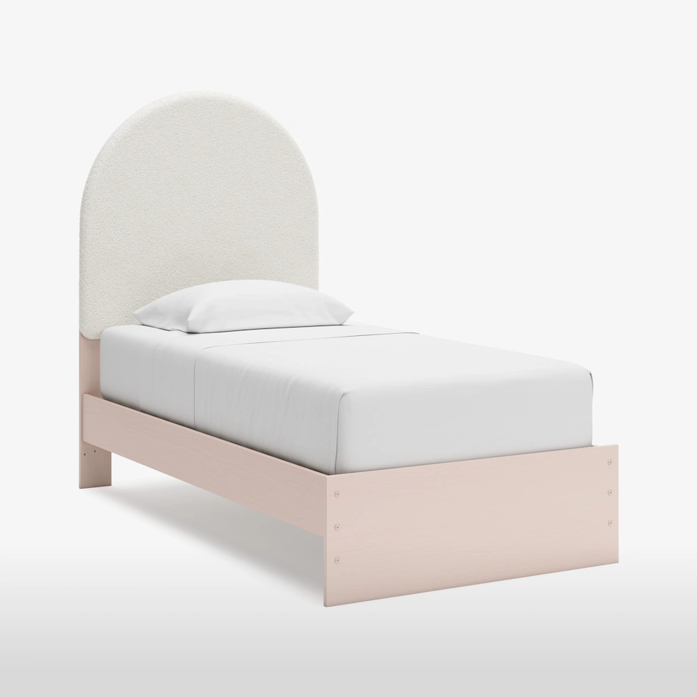Wistenpine Upholstered Panel Kids Bed Frame - Thumbnail 4